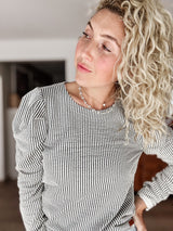 PERLA|PULLI|NADELSTREIFEN