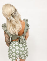 SKORTY | LEINEN|Grün