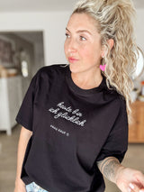 SHIRT|GLÜCK|SCHWARZ