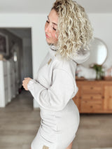 WRAPY| SWEAT|BEIGEGRAU