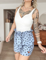 PUCKBAG|SHORTS|BLUEDOTS