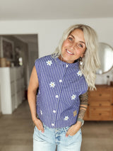 JILAY| WESTE|PRINTBLUE