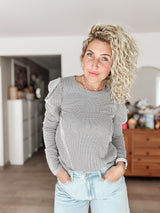 PERLA|PULLI|NADELSTREIFEN