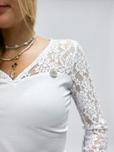 Stella| Longsleeve | Spitze| Uni