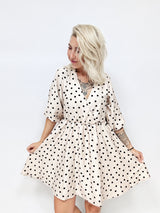 KYLAPLUS| KLEID| DOTSBEIGE