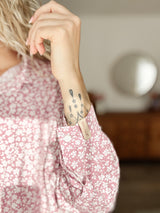 NIA|HEMDBLUSE|Rosakl.Blüten