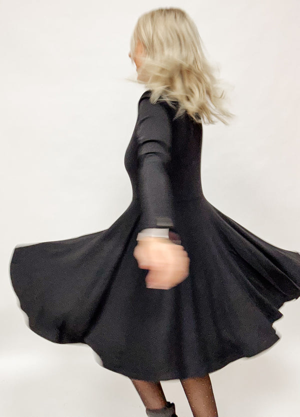 BELLA | KLEID| SCHWARZRIPP