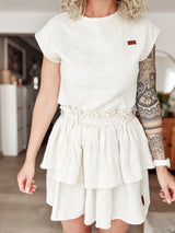 JORINDE | BLUSE| MUSSELINbeige