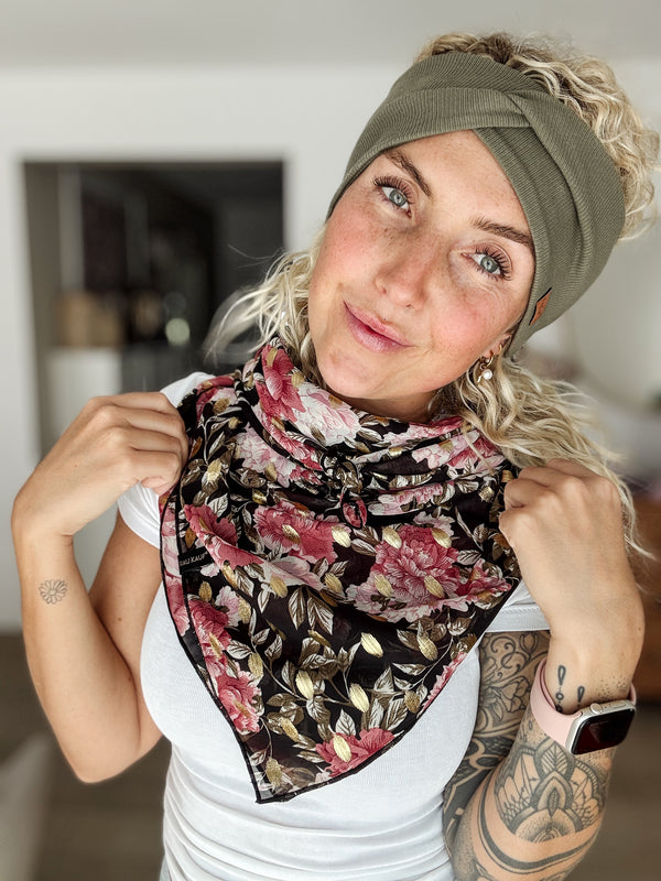 IDA | HALSTUCH | CHIFFONBLACK