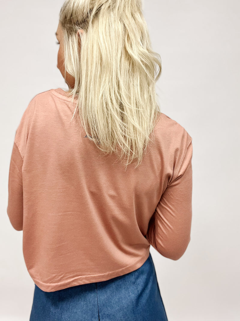 SLEEVE | CROPPED| DAISY ROSÉ