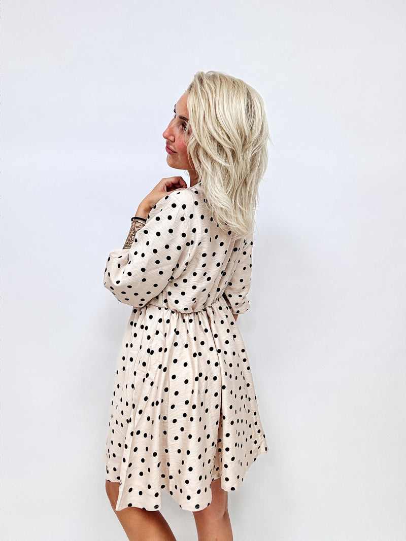 KYLAPLUS| KLEID| DOTSBEIGE