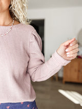 PERLA|STRICKPULLI|Rosa