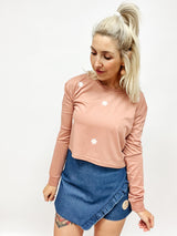 SLEEVE | CROPPED| DAISY ROSÉ