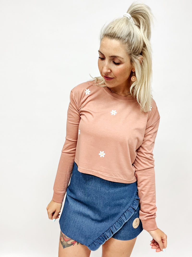 SLEEVE | CROPPED| DAISY ROSÉ