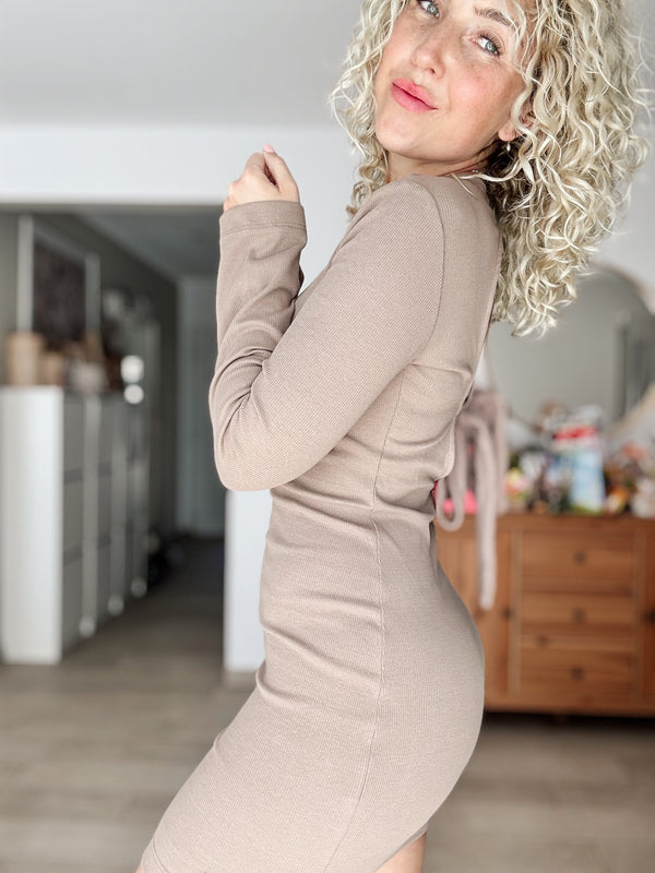 ADELE|STRICKKLEID|BRAUN