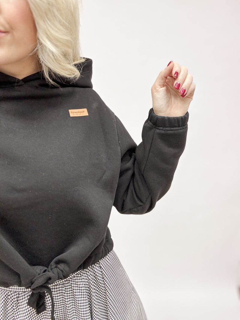CROOPY|HOODIE|BLACK