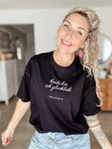 SHIRT|GLÜCK|SCHWARZ